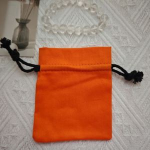 Wholesale Custom Logo Printed <b>Mini</b> Cotton Twill Ring Earring Storage <b>Bag</b> Recycled Drawstring Cotton Necklace Jewelry Pouch - Product Image 3