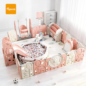 Recinto <span class=keywords><strong>per</strong></span> Bambini di Alta Qualità, Non Tossico, in Materiale PE di Grado Commerciale, Set di Sicurezza in Plastica con Porta e Cancello <span class=keywords><strong>per</strong></span> Area Giochi - Product Image 1