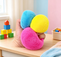 Lot de 12 balles anti-stress unisexe en TPR, sensorielles, moelleuses, qui changent de couleur, pour la relaxation, en boîte cadeau, vente en gros