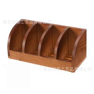 Wooden Multi Slot Soap <b>Dish</b> <b>Rack</b> Solid Wood Curved Design Self Drain Bathroom Desktop Soap Storage Box - Product Image 5