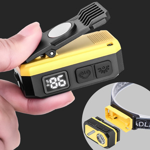 Lampe frontale LED Yunmai 2000 mAh rechargeable, réglable multi-angles, portable, avec mode d'éclairage ambiant RGB - Product Image 3