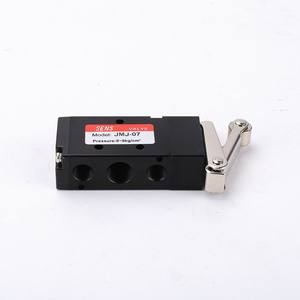 JMJ-06A 2-Position 5-Way Manual Push-Button Roller Cylinder <b>Valve</b> Mechanical <b>Valve</b> Type Straight Pneumatic <b>Parts</b> - Product Image 1