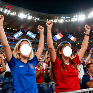 <strong>Custom</strong> Brazil Argentina <strong>United</strong> States <strong>National</strong> Flag Hairband Football Fan Party Decorations Soccer Celebrations - Product Image 2