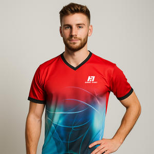 Camiseta de Fútbol Personalizada Aolan de Secado Rápido, Transpirable, con Malla Elástica y Moldeadora para Equipos Amateur - Product Image 1