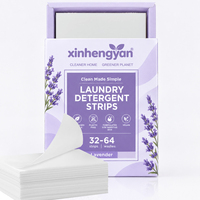 Feuilles de lessive biodégradables personnalisées avec votre logo, prix d'usine, écologiques, avec emballage biodégradable