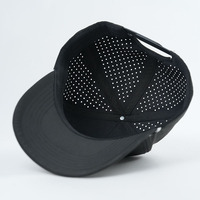 Chapeau de course de sport léger personnalisé OEM, chapeau perforé en corde à trou découpé au laser pour le cyclisme, chapeau de golf pour hommes casquettes de baseball chapeaux