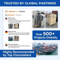 Precisión ±0.1 ° Tanque de Almacenamiento de Chocolate Automático con Control de Temperatura, Acero Inoxidable SUS304, Grado Alimenticio, con Certificación CE