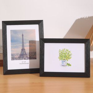 Tùy Chỉnh <span class=keywords><strong>PS</strong></span> Tường Nghệ Thuật Vẽ Tranh Khung Vàng Đơn Giản Đen Trắng A4 Giấy Chứng Nhận Ảnh Nhựa Hình Ảnh Khung Bán Buôn - Product Image 3