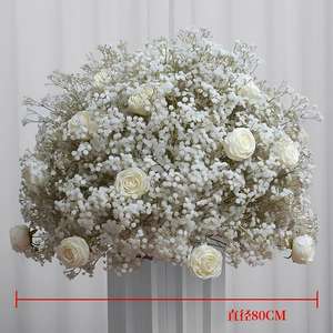 Ramo de Flores de Baby's Breath Hecho a Mano Directo de Fábrica para Decoración de Bodas, Centro de Mesa Navideño - Product Image 4