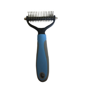 Pet Dual Side Detangling Comb For Dog Multifunctional Grooming Tool 16 Pink Petals 11 Orchid Petals - Product Image 3