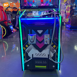 Machine de jeu d'arcade à griffes lumineuse LED colorée, machine à griffes à monnayeur pour discothèques et centres de divertissement - Product Image 2
