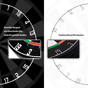 Wholesale 18inch Tournament Bristle Dartboard Double-Sided Flocking Customized DartBoard - Product Image 5