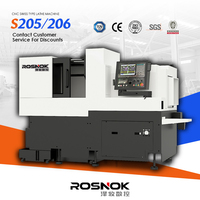 Torno CNC de Alta Precisión Tipo Suizo S205 S206 con Doble Husillo y Herramientas Motorizadas para Torneado y Fresado de Metal, Fabricante Chino