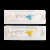 Cathéter IV jetable avec port d'injection 14G 16G 18G 22G 24G 26G – Instrument vétérinaire