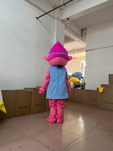 ชุดมาสคอตตัวละครป๊อปปี้จากเรื่องการ์ตูนโทรลล์ สำหรับขาย - Product Image 4