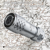 Connecteur de câble électrique étanche IP67 en cuivre mâle et femelle SF1210 5P Weipu SF12 Push Pull