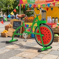 Bicicleta Licuadora Comercial EXI de Una Velocidad con Extractor de Jugos y Smoothies, Bicicleta de Ejercicio