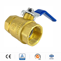 Vanne à boisseau sphérique en laiton à raccord fileté à 90 degrés pour collecteur de gaz, vanne à eau en laiton, marque privée, fabricant