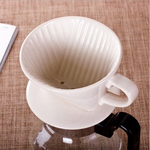 Verser Sur le Goutteur De Café Tasse En Céramique Cafetière avec 40 Unités <span class=keywords><strong>Melitta</strong></span> Filtres Simplement Charmé - Product Image 3