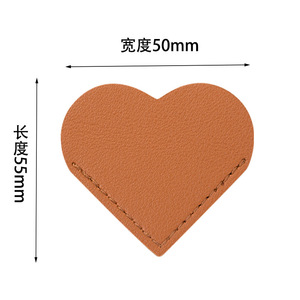 Marque-page cœur en cuir PU 1 pièce Lecteur en cuir <span class=keywords><strong>cadeau</strong></span> <span class=keywords><strong>pour</strong></span> demoiselle d'honneur <span class=keywords><strong>Cadeau</strong></span> de mariage <span class=keywords><strong>pour</strong></span> <span class=keywords><strong>les</strong></span> <span class=keywords><strong>amoureux</strong></span> <span class=keywords><strong>des</strong></span> <span class=keywords><strong>livres</strong></span> <span class=keywords><strong>Cadeau</strong></span> de la Saint-Valentin - Product Image 2