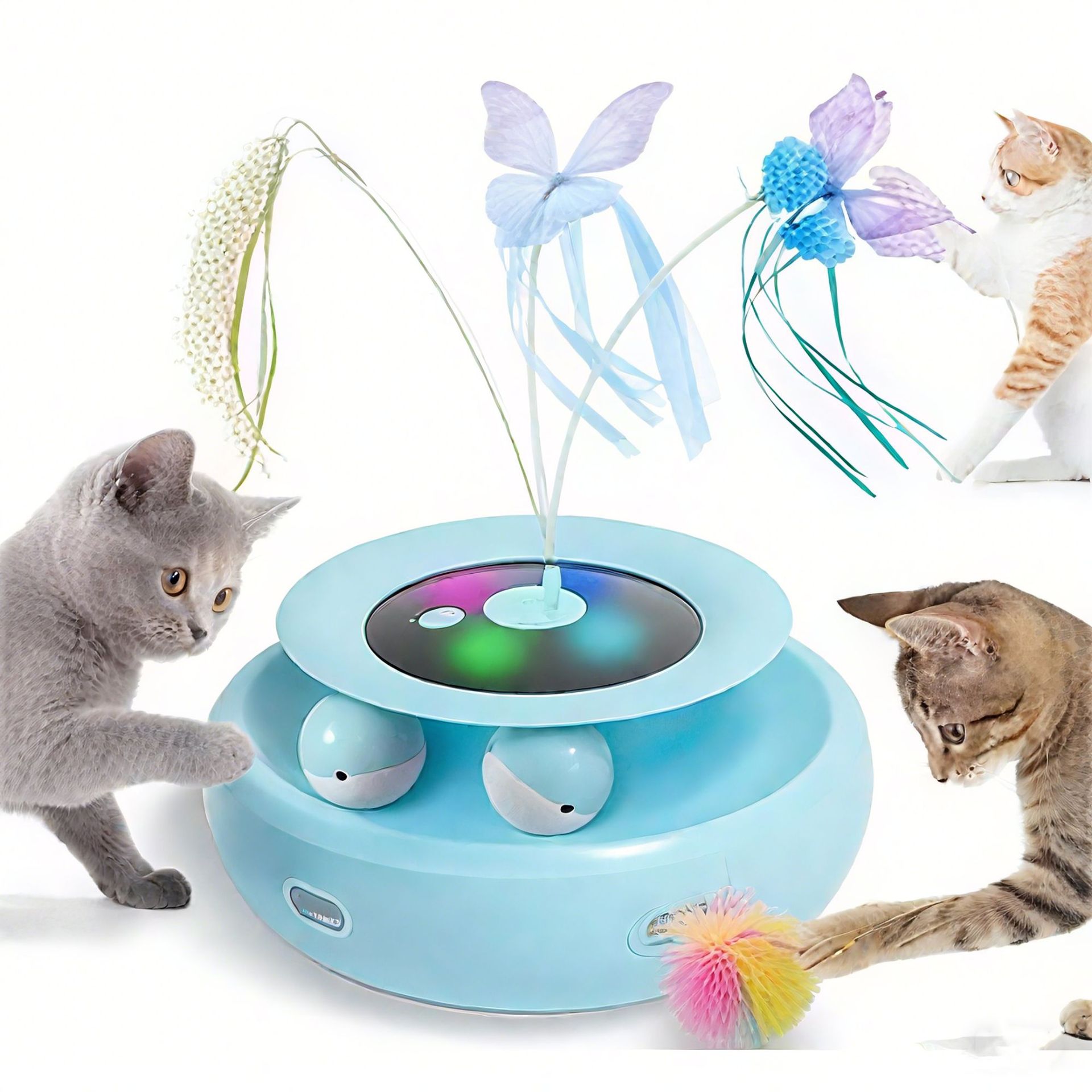 Wholesale Eco-Friendly Cartoon Rotating Smart Ball Pet Teaser - Dongguan Trendtek Intelligent Electr