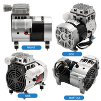 Pompe à vide électrique à piston sans huile haute pression 100 LPM OEM pour four à porcelaine de laboratoire dentaire