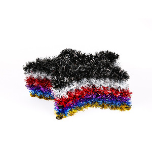 Guirlande <span class=keywords><strong>de</strong></span> Noël en paillettes <span class=keywords><strong>de</strong></span> 14 pouces, guirlande en paillettes en forme d'étoile pour porte d'entrée, décoration <span class=keywords><strong>de</strong></span> porte - Product Image 3