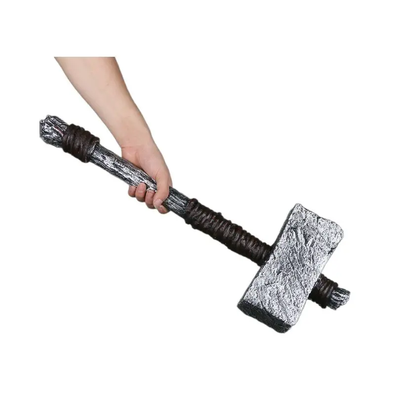 Martillo cuadrado de espuma PU, martillo de juguete de Anime para niños, Arma de Venta caliente, martillo de Thor, juguete