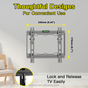 Support mural TV économique inclinable <span class=keywords><strong>VESA</strong></span> 200*200 support mural TV pour 13-42 pouces 286CTL - Product Image 4