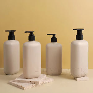 Marca Heypack, venta al por mayor, botella para mascotas ovalada cosmética de plástico PCR 100% ecológica personalizada con tapa de bomba - Product Image 6