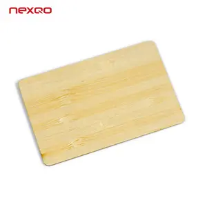 Carte en bois écologique bambou/érable/cerise 213/215/216 carte à puce NFC
