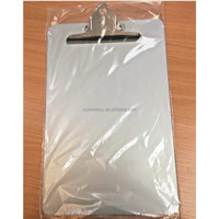 Porte-documents en aluminium A4 couleur or 2026 avec crochet de suspension