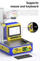 Machine de marquage laser UV à refroidissement par air LSM460 3W pour mécaniciens, gravure d'étiquettes en plastique, ABS, caoutchouc, PVC, PET, verre, métal, marquage Galvo
