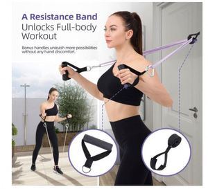 Ceinture de Yoga Élastique en Latex pour Entraînement des Hanches, Bande de Résistance pour Fitness et Squats, Vente Directe Usine - Product Image 3