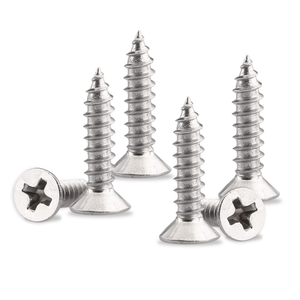 304 <b>Stainless</b> <b>Steel</b> Round Head <b>Self</b> <b>Tapping</b> <b>Screw</b> Metric Standard Thread Grade GR5 Whitewash Finish - Product Image 4