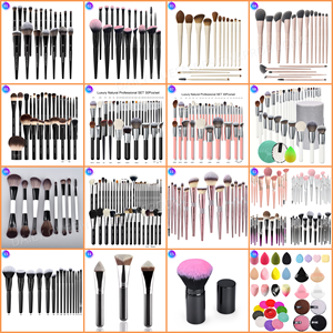 <span class=keywords><strong>Morph</strong></span> Arel Hochwertiges 15-teiliges Make-up-Pinsel-Set mit Holzgriff und Synthetikborsten in Khaki, Individuelles Logo, Professionelle Blending- und Kabuki-Pinsel für das Gesicht - Product Image 2