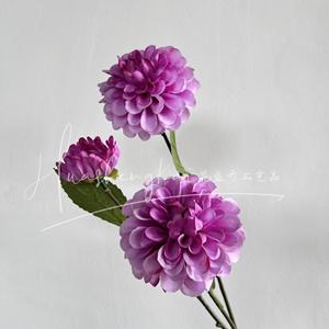 <b>Artificial</b> Dahlia Flowers Silk Scented Single Branch Wedding Home Decor G 01 - Product Image 4