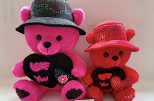 Orsacchiotto di San Valentino a Forma di Cuore, Giocattolo Ricamato <span class=keywords><strong>TOY</strong></span> <span class=keywords><strong>STORY</strong></span> in 100% Poliestere, 30/40/50CM, Unisex, 14 Pezzi Imbottiti - Product Image 4
