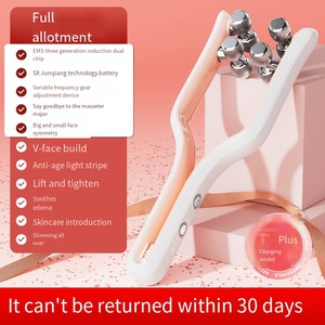 Huisgebruik Y-vormige handzame 360° draaibare dunne gezichtshuid verstevigende gezichtslift 3D roller massage gezichtsverslankende beautyapparaat - Product Image 6