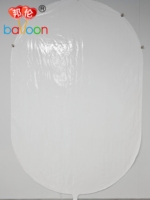 Ballon géant en nylon blanc laminé personnalisé en forme de capsule, haute barrière, à l'hélium, PA+PE, 2x3m, pour haute altitude et maintien de la hauteur par temps intérieur/extérieur