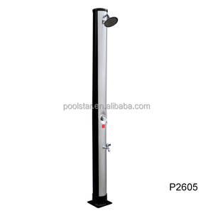 POOLSTAR Vente flash <span class=keywords><strong>Douche</strong></span> extérieure ronde en PVC de 35 L, argentée, avec <span class=keywords><strong>douche</strong></span> pour les pieds, alimentée par énergie <span class=keywords><strong>solaire</strong></span>, pour <span class=keywords><strong>piscine</strong></span> et usage extérieur - Product Image 1