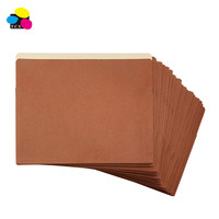 Carpeta Archivadora de Papel Expandido Amarillo de Alta Calidad y Ecológica para la Escuela, 350 g/m², con Logotipo Personalizado