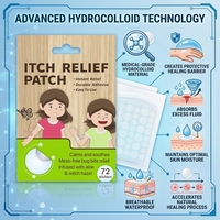 Patchs Hydrocolloïdes Personnalisés pour le Soulagement Instantané des Démangeaisons dues aux Piqûres de Moustiques et d'Insectes – Essentiels pour le Camping et les Voyages en Plein Air