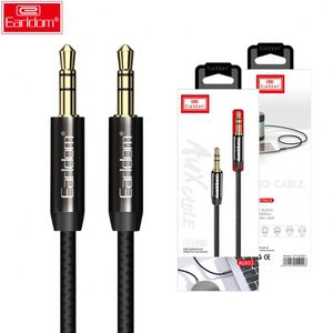 Earldom 1M 3.5Mm Jack AUX Cáp Âm Thanh PVC Áo Khoác 3.5Mm Nam Nam Kết Nối Cho Điện Thoại Tai Nghe Màn Hình Microphone Loa - Product Image 1