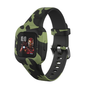 Bracelet de montre en silicone pour enfants, 10 motifs imprimés, pour Garmin <span class=keywords><strong>Vivofit</strong></span> JR <span class=keywords><strong>3</strong></span>, bracelet de remplacement souple et sûr pour tracker d'activité pour enfants - Product Image 4