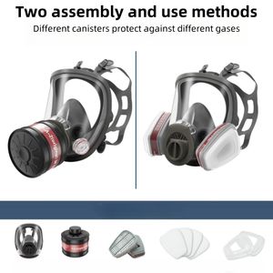 Survival Full Face <strong>Gas</strong> <strong>Mask</strong> Nuclear And Chemical Resistant With Activated Carbon Filter Made Of Durable Silicone - Product Image 4