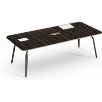Mesa de panel reversible de oficina modular multifuncional moderna para uso doméstico comodidad mejorada con puertos de cable abatibles
