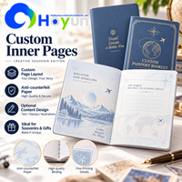 Passeport de voyage personnalisé avec logo imprimé en couleur, en PU, avec cordon, disponible en plusieurs couleurs, vente en gros
