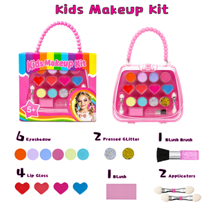 Kit de Maquillaje Real con Brillantina Multicolor <span class=keywords><strong>para</strong></span> <span class=keywords><strong>Niñas</strong></span>, Pintura Facial Lavable No Tóxica <span class=keywords><strong>para</strong></span> Fiestas de <span class=keywords><strong>Halloween</strong></span>, Regalo <span class=keywords><strong>para</strong></span> Festivales - Product Image 3