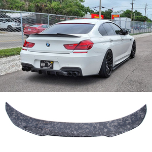 For 6 Series F06 4Door Gran Coupe M6/F13 2Door Coupe M6 PSM Style Forged Carbon Fiber Rear Spoiler Trunk Wing 2011-2018 - Product Image 1